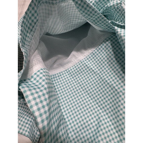 Habit Pike's Pier Fishing Shirt UPF 40+ Turquoise Check Ladies Medium MSRP 34.99 - Picture 10 of 13